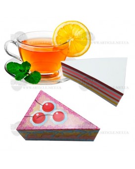 Бумажный блок для записей и заметок ТОРТИК NOTECAKE CHERRY«ВИШЕНКА»