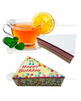 Бумажный блок для записей и заметок ТОРТИК NOTECAKE «HAPPY BIRTHDAY В ГЛАЗУРИ»